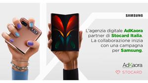 L’agenzia digitale AdKaora diventa partner di Stocard Italia. La collaborazione tra i due brand prende il via con una campagna per Samsung