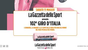 L'11 maggio appuntamento in edicola con Grande Gazzetta e Sportweek dedicati al Giro d’Italia. In omaggio il magazine G sugli Internazionali Bnl d’Italia. Budget pubblicitario di oltre 1 mln