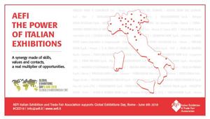 Global Exhibitions Day 2018, Aefi lancia ‘The Power of Italian Exhibitions’