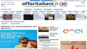 Affaritaliani.it e Shire lanciano la rubrica “Malattie Rare”