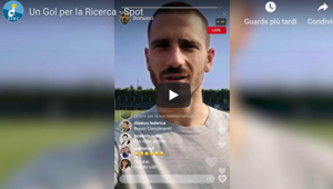 AIRC on air con la campagna “Un gol per la ricerca”. Creatività di Shado (H-Farm)