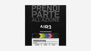 Air3 lancia la campagna 'Prendi parte all'azione'
