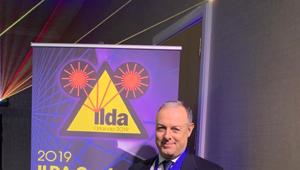 Alberto Kellner (Laser Entertainment) riceve l’ILDA Award 2019 alla carriera