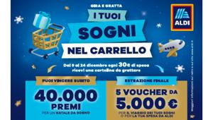 Aldi mette i sogni nel carrello degli italiani con il nuovo concorso di Natale realizzato da In Action