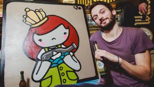 Ale Puro vince il primo premio della Warsteiner Art Battle