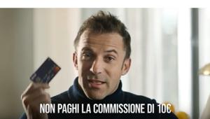  Alessandro Del Piero protagonista del nuovo spot pubblicitario per la carta prepagata Skrill Mastercard