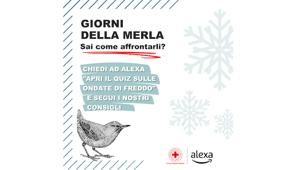 Alexa di Amazon supporta con un quiz la campagna “Cresce il freddo, cresce la prevenzione” ideata da Croce Rossa Italiana e avviata con Legambiente