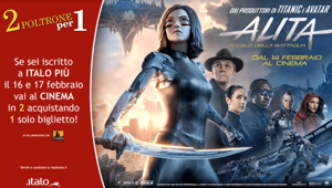 Torna '2 Poltrone per 1', l'iniziativa dedicata agli iscritti al programma fedeltà Italo Più