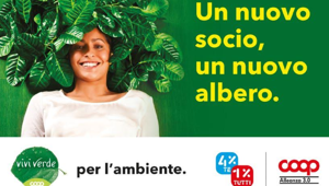 COOP Alleanza 3.0 lancia l'iniziativa 'Un nuovo socio, un nuovo albero' con Legambiente e AzzeroCO2