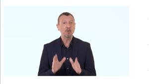 Aiutiamoci l'un con l'altro. Insieme ce la facciamo", lo spot con Amadeus contro il Coronavirus
