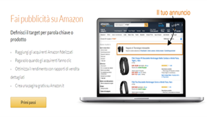  Amazon lancia in Italia il servizio self-service di performance advertising basato su costo per click