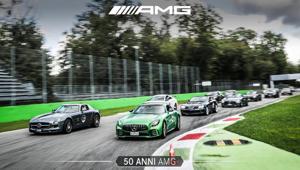 Mercedes-Benz festeggia i 50 anni di AMG all’autodromo di Monza con il Gruppo Roncaglia