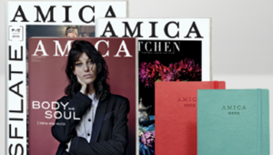 Con 'Amica' di dicembre agenda, speciale sfilate e 'Amica Kitchen'. A supporto campagna Hi! Comunicazione