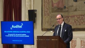 Auditel: 120 mln di schermi, 97 mln connessi, 120 mln digitali. Imperiali: "I sistemi di misurazione presidio della concorrenza e della democrazia digitale. L'IA portatrice di disequilibri, le leve nelle mani dei giganti tech già in posizione dominante"