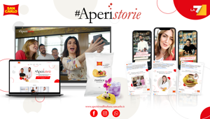 Con A-Tono Agency e la campagna  #Aperistorie San Carlo, l'aperitivo glamour con rustica sbarca in tv e sul digitale