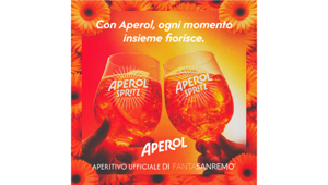 Aperol diventa l’aperitivo ufficiale di FantaSanremo 2026 tra musica e socialità