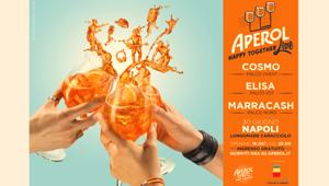 Tutto pronto per ‘Aperol Happy Together Live’: l’evento, ideato e organizzato in collaborazione con Punk For Business, si terrà a Napoli sabato 30 giugno