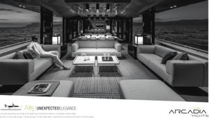  EGO di White, Red & Green firma la campagna della flotta Arcadia Yachts