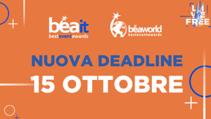  Bea Italia e Bea World 2022. A grande richiesta prorogato al 15 Ottobre il termine delle iscrizioni. La super giuria di aziende selezionerà i migliori eventi dell'anno. Metti in mostra il tuo ‘e Factor’