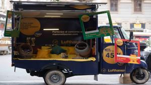 Lufthansa e Zero-starting ideas si stringono a bordo di un ApeCar: destinazione Asia