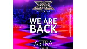 Il beauty brand Italiano Astra Make-Up è Official Partner di X Factor 2024 per il quarto anno consecutivo