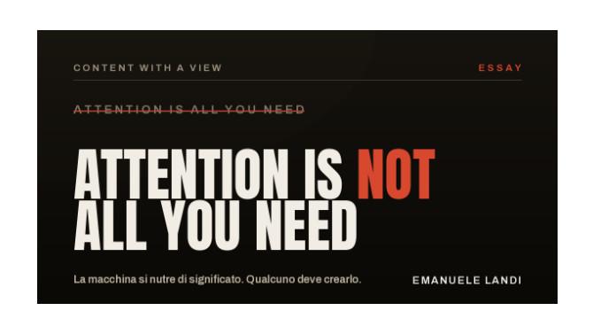 Attention