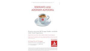 Al via la campagna pubblicitaria firmata da Barabino & Partners relativa all’offerta pubblica di scambio lanciata da Dufry su Autogrill