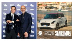 Suzuki protagonista a Sanremo con Changee. Il modello Swift Hybrid Auto Ufficiale del Festival