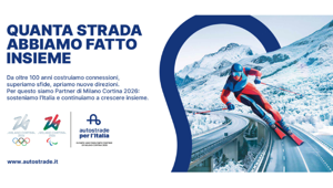 Sbam firma la campagna di Autostrade per l’Italia “Quanta strada abbiamo fatto insieme” dedicata ai Giochi Olimpici e Paralimpici Invernali di Milano Cortina 2026 Sbam firma la campagna di Autostrade per l’Italia “Quanta strada abbiamo fatto insieme” dedicata ai Giochi Olimpici e Paralimpici Invernali di Milano Cortina 2026
