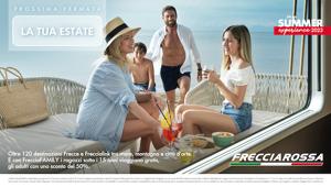 Ab Comunicazioni e DLVBBDO realizzano le nuove campagne Estate di Trenitalia. Web, radio, social, affissioni statiche e dinamiche nel piano media