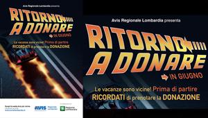 “Ritorno A Donare” parte la campagna di Avis Regionale Lombardia per sensibilizzare alla donazione estive