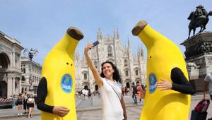 LookAround firma l’evento Chiquita in piazza del Duomo a Milano
