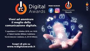 NC Digital Awards, Premio Facebook e Instagram: scopri le 49 campagne in shortlist. Registrati e partecipa alla cerimonia di premiazione il 7 ottobre a Milano