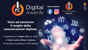 Questa sera a Milano scopri la migliore comunicazione digitale al Galà degli NC Digital Awards, Premio Facebook e Instagram e Programmatic Awards. Conducono i theShow