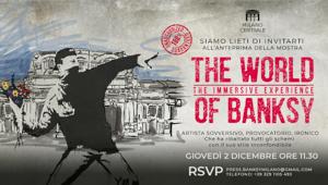 L'anteprima della mostra immersiva “The World of Banksy – The Immersive Experience” fa tappa a Milano Centrale