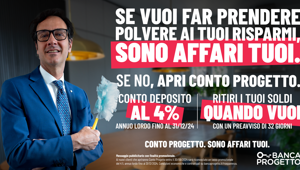 “Sono affari tuoi!” Connexia con Banca Progetto per la nuova campagna promozionale di Conto Progetto con Gianluca Torre