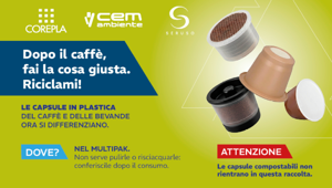 “Dopo il caffè, fai la cosa giusta. Riciclami”: Corepla lancia il progetto pilota con CEM e Silea