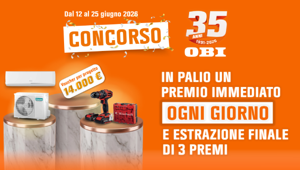 OBI festeggia 35 anni con un concorso nazionale instant win e un evento speciale a San Giuliano Milanese