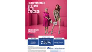 Banca Popolare di Vicenza conferma Milk Adv per il 2017. Al via la nuova campagna