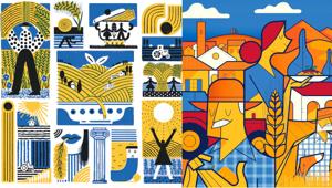 Barilla presenta "Grani d'autore: dalla semina al raccolto del grano duro Barilla", il progetto artistico che racconta il Brand attraverso le opere di 11 illustratori