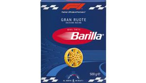 Barilla scende in pista con la nuova Gran Ruote Racing Edition: la pasta in edizione limitata ispirata al mondo della Formula1