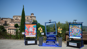 "L'Italia in Cornice" fa tappa a Perugia: Corepla e BBoard Com ancora insieme per unire arte e impegno per il riciclo