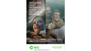 Al centro della campagna istituzionale del Gruppo BCC Iccrea la consulenza evoluta e accessibile delle Banche di Credito Cooperativo. Firma McCann Worldgroup Italia