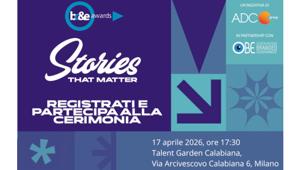 BC&E Awards e BC&E Sustainability Awards 2026: lunedì 13 aprile le Live Presentation delle campagne finaliste alla giuria. Il 17 aprile la cerimonia di premiazione condotta da Vanessa Grey. Registrati, partecipa e scopri i vincitori