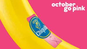 Chiquita: il bollino diventa rosa per la sensibilizzazione sul cancro