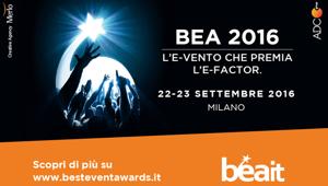 Bea Italia 2016, il Premio cresce ancora. Iscrizioni +5%, agenzie candidate +12%