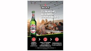 Al via la nuova iniziativa Beck's "Tu rilassati, alla birra ci pensa Beck’s!" valida online e nei punti vendita Ipermercati e Supermercati presenti sul territorio nazionale