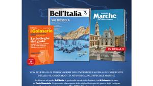 Cairo Editore/Bell'Italia: tiratura di 90mila copie per il numero di febbraio in edicola con il primo volume de 'Il Golosario'. Al via campagna di Hi! Comunicazione