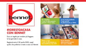 Al via “Resto a Casa con Bennet”, campagna di caring con premi digitali realizzata da TLC Marketing