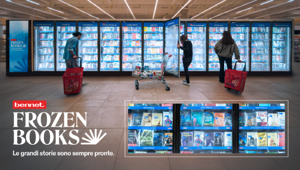 Bennet e BBDO Italy "congelano" i grandi classici: nei freezer dei supermercati arriva la cultura con Frozen Books